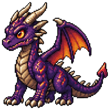 purple Fire Dragon
